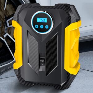 Compressor de Pneus Portátil com Medição Digital